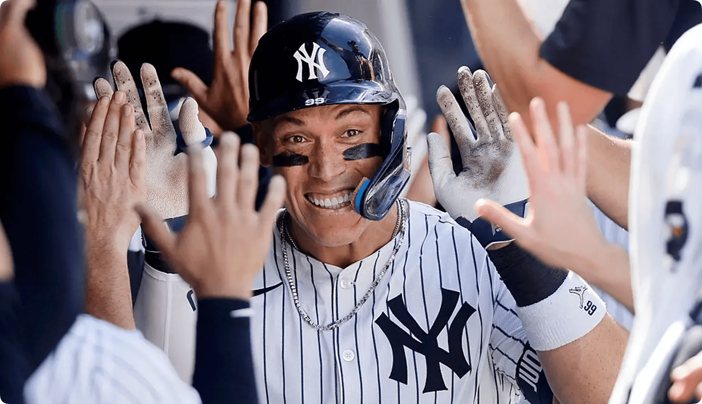 New York Yankee Celebrating